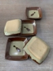 Picture of 5 Vintage Japanese Mashiko square dishes