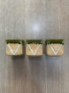 Picture of 3 hand made Japanese Oribe tea ceremony