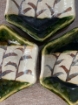 Picture of 3 Vintage Japanese Oribe plates